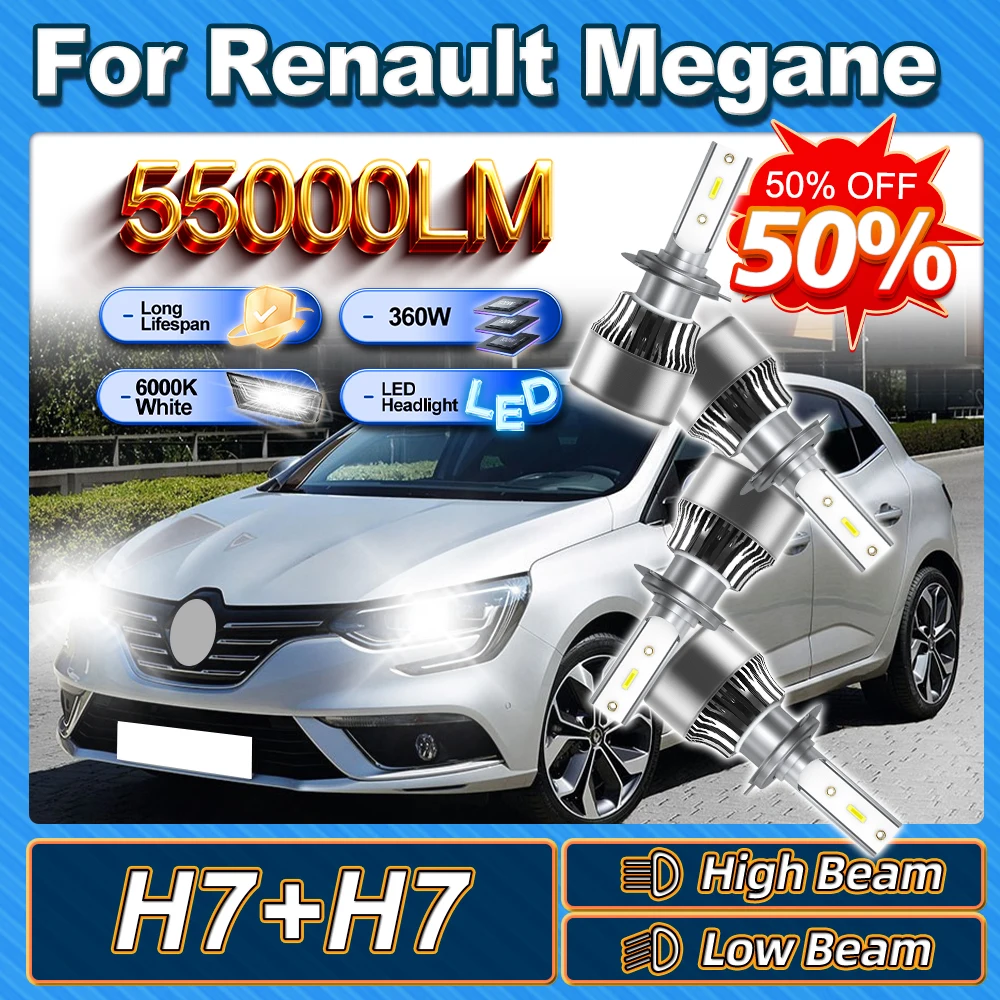For Renault Megane 4 2016 2017 2018 2019 2020 2021 2022 2023 H7 High Beam Headlight Bulb 6000K H7 Low Beam Headlamp 360W Canbus
For Renault Megane 4 2016 2017 2018 2019 2020 2021 2022 2023 H7 High Beam Headlight Bulb 6000K H7 Low Beam Headlamp 360W Canbus