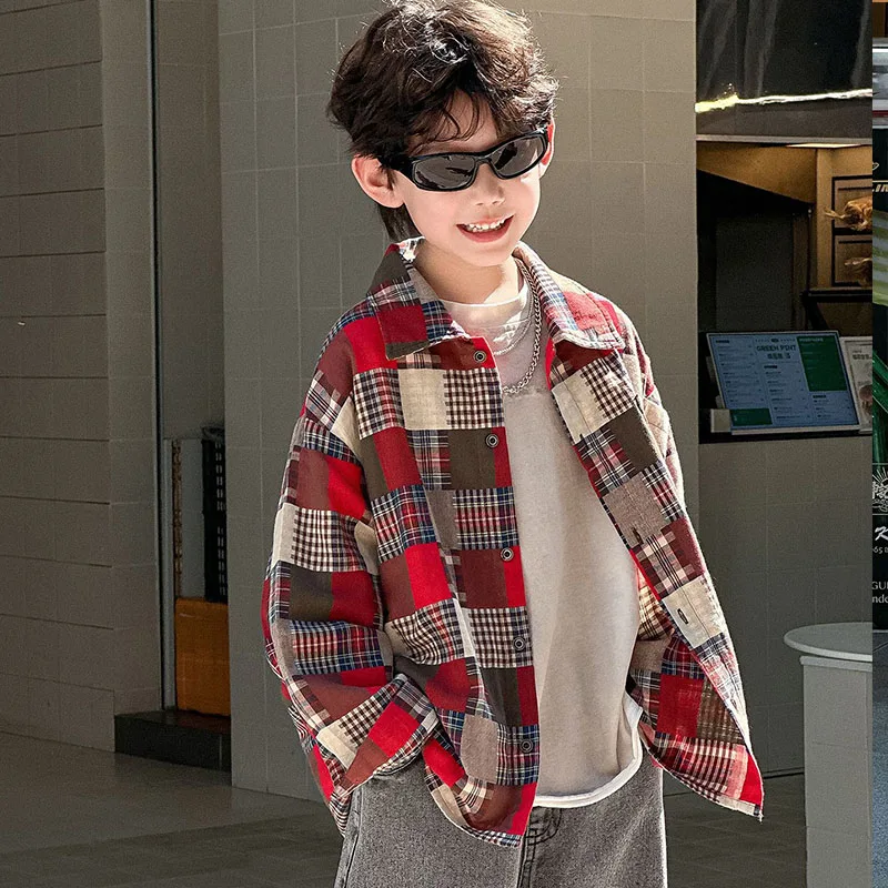 Tween Boys Button Down Shirt Collared Long Sleeve Back To School Clothing Fall Big Boy Casual Shirts Red Blue Shirts Coats 2025
Tween Boys Button Down Shirt Collared Long Sleeve Back To School Clothing Fall Big Boy Casual Shirts Red Blue Shirts Coats 2025