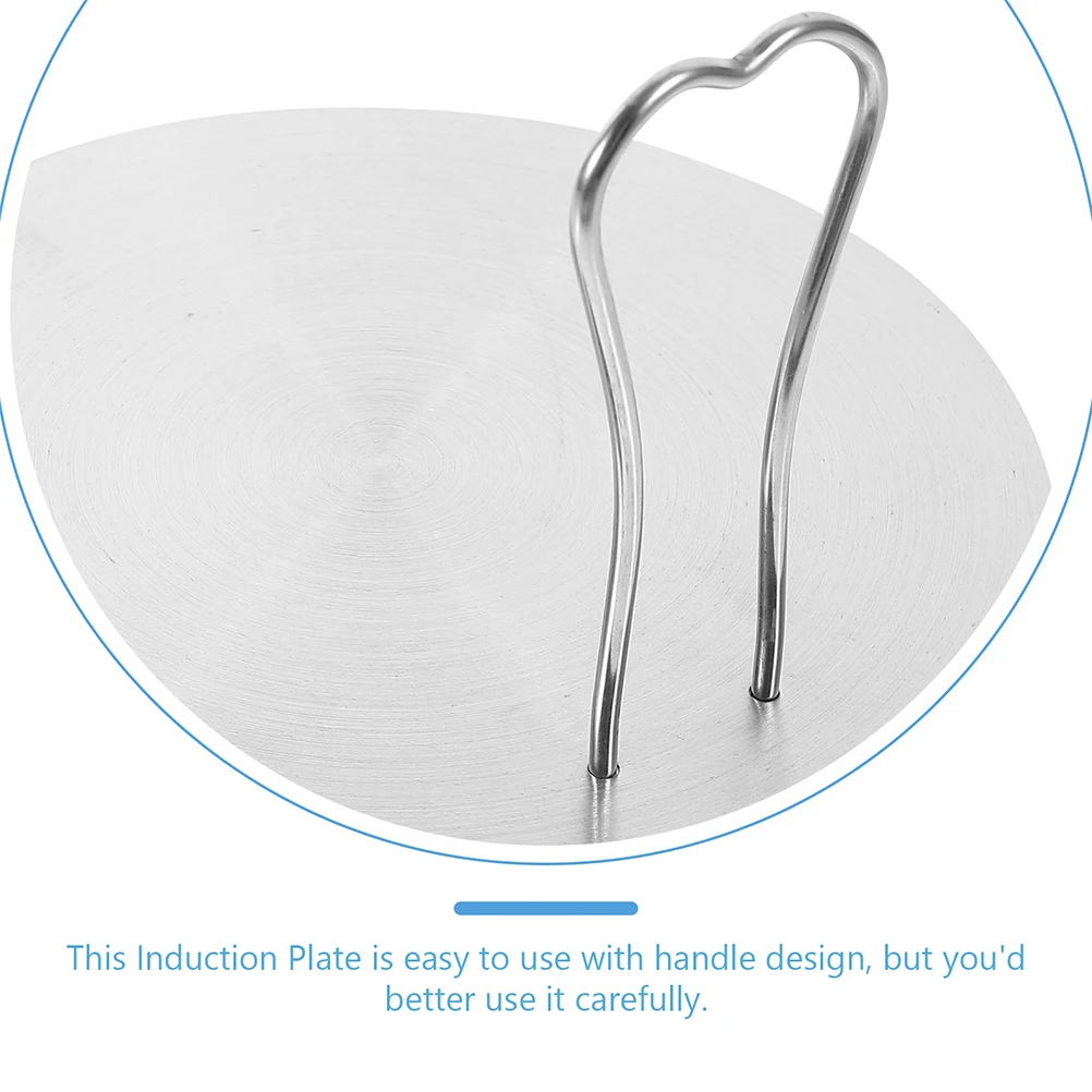 Stainless Steel Induction Plate Adapter Heat Cooking Diffuser For Gas Stove Electric Cooktop Thermal Guide Plate With Handle
Stainless Steel Induction Plate Adapter Heat Cooking Diffuser For Gas Stove Electric Cooktop Thermal Guide Plate With Handle