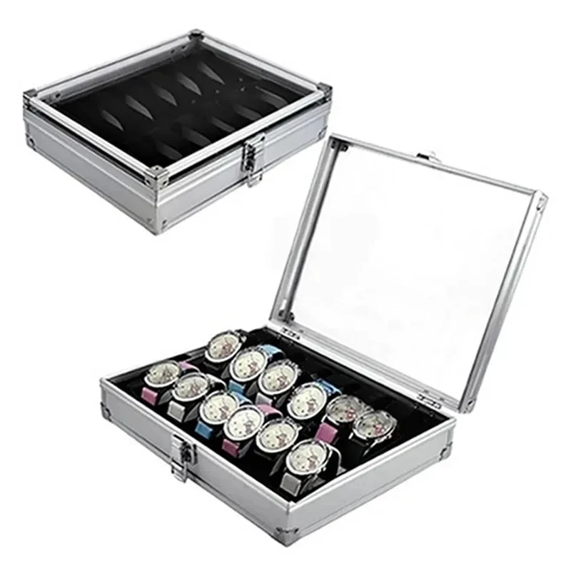 12 Girds Luxury Premium Quality Watch Box Aluminum Alloy Produc Pattern Storage Clock Box Collection Display Gi
12 Girds Luxury Premium Quality Watch Box Aluminum Alloy Produc Pattern Storage Clock Box Collection Display Gi