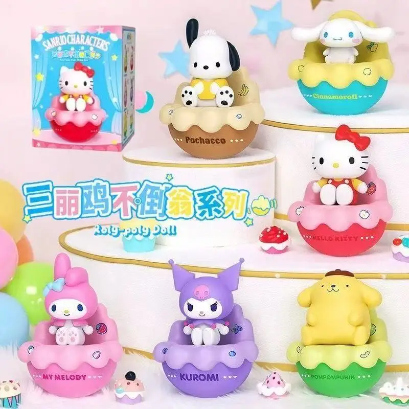 Sanrio Characters Roly-poly Blind Box Hello Kitty My Melody Kuromi Cinnamoroll Pochacco Decompression Toy Desktop Decor For Kids
Sanrio Characters Roly-poly Blind Box Hello Kitty My Melody Kuromi Cinnamoroll Pochacco Decompression Toy Desktop Decor For Kids