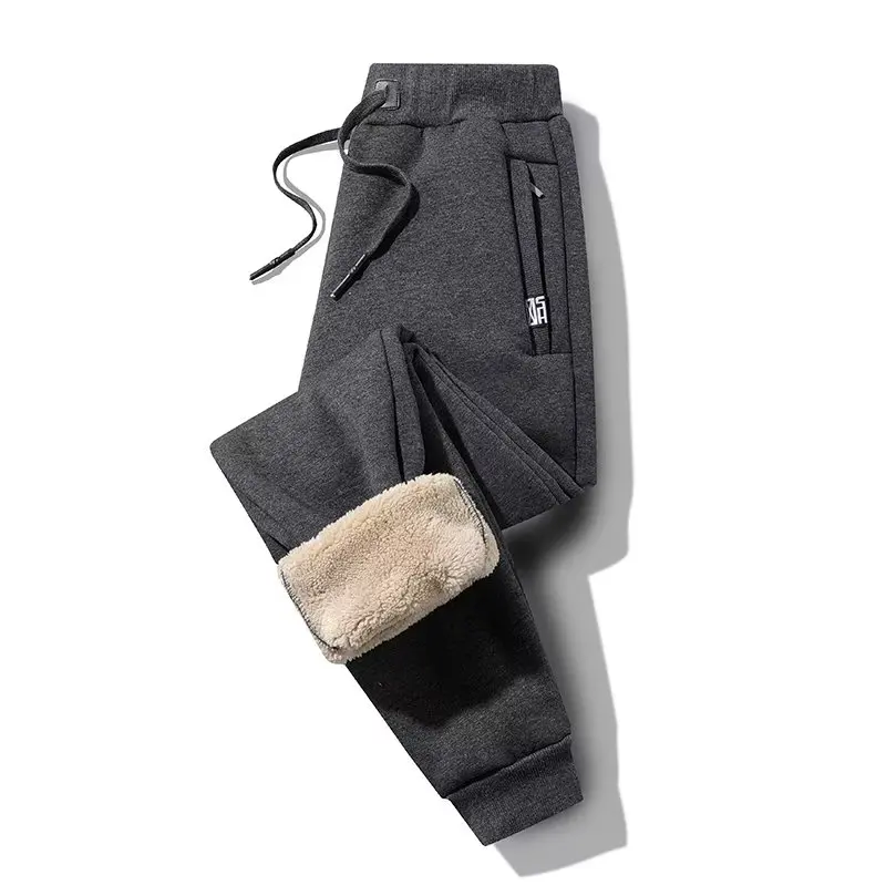 Thickened Lamb Velvet Fleece Lined Zipper Sporty Casual Pants Women's Winter New Style Long Trousers High Waist Straight Leg
Thickened Lamb Velvet Fleece Lined Zipper Sporty Casual Pants Women's Winter New Style Long Trousers High Waist Straight Leg