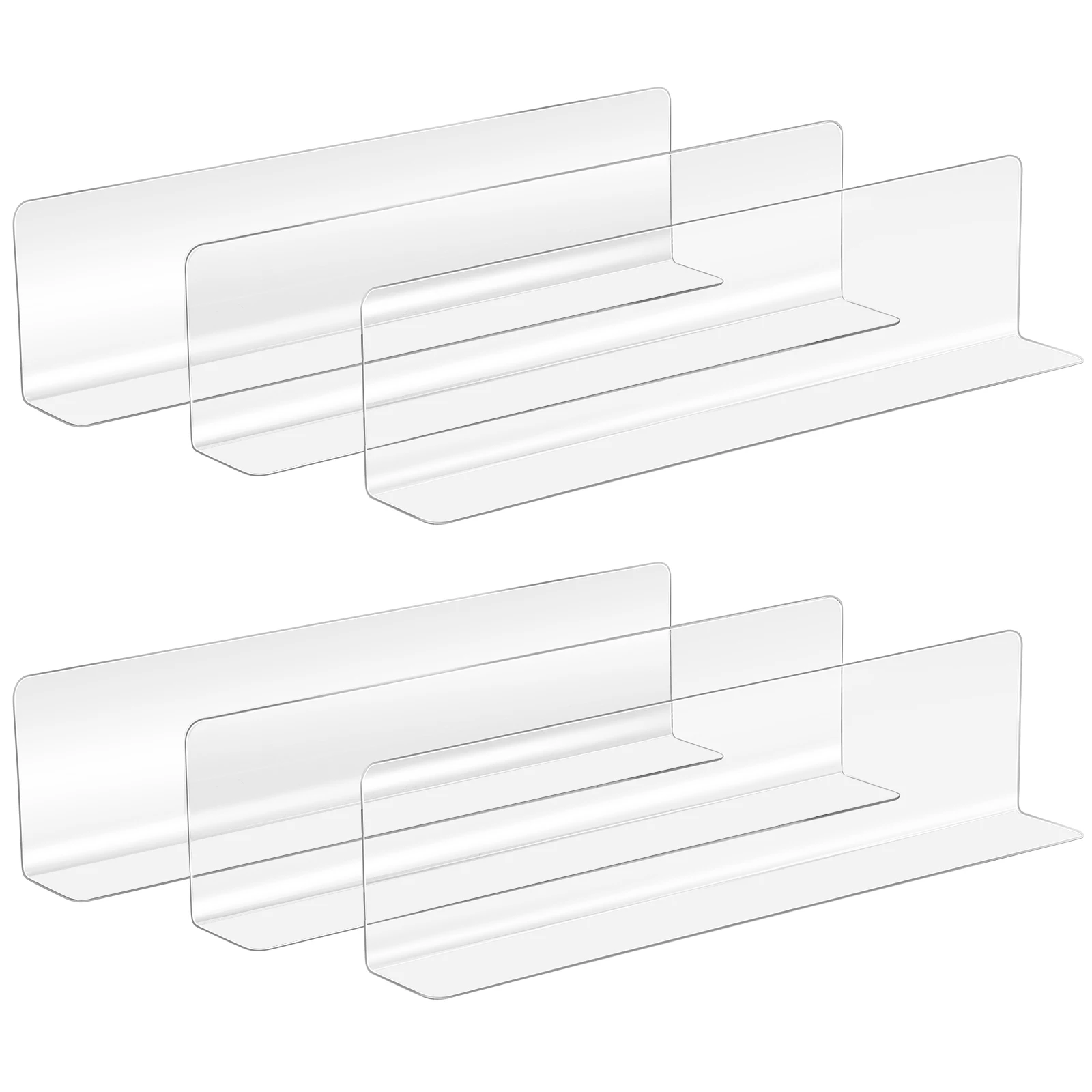 20pcs L Plastic Shelf Dividers 20cm Clear Transparent Separator Supermarket Grocery ganizer Storage Display Rack
20pcs L Plastic Shelf Dividers 20cm Clear Transparent Separator Supermarket Grocery ganizer Storage Display Rack