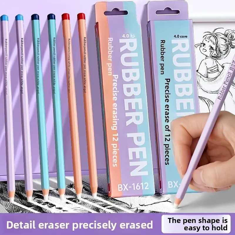 Набор из 12 ластиков-макарон, не оставляющие следов, ультрачистые, с высоким блеском, для рисования, скетчинга, живописи, каллиграфии, в виде полосок.
Набор из 12 ластиков-макарон, не оставляющие следов, ультрачистые, с высоким блеском, для рисования, скетчинга, живописи, каллиграфии, в виде полосок.