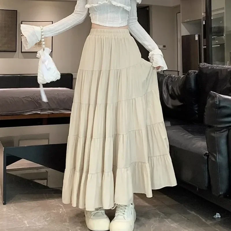 Plus Size Tiered Maxi Skirt High Waist Flowy A-line Long Skirt for Women
Plus Size Tiered Maxi Skirt High Waist Flowy A-line Long Skirt for Women
