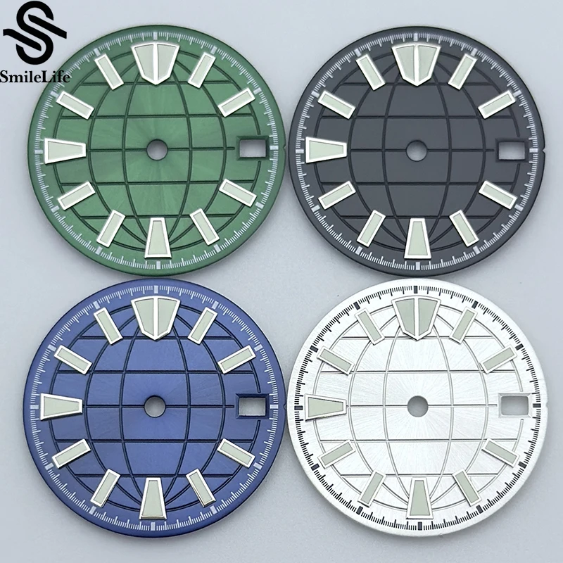 SmileLife 28.5mm luminous Green Mechanical Watch Customized Dial Single Calendar Dial Suitable For NH35/36 Movement
SmileLife 28.5mm luminous Green Mechanical Watch Customized Dial Single Calendar Dial Suitable For NH35/36 Movement