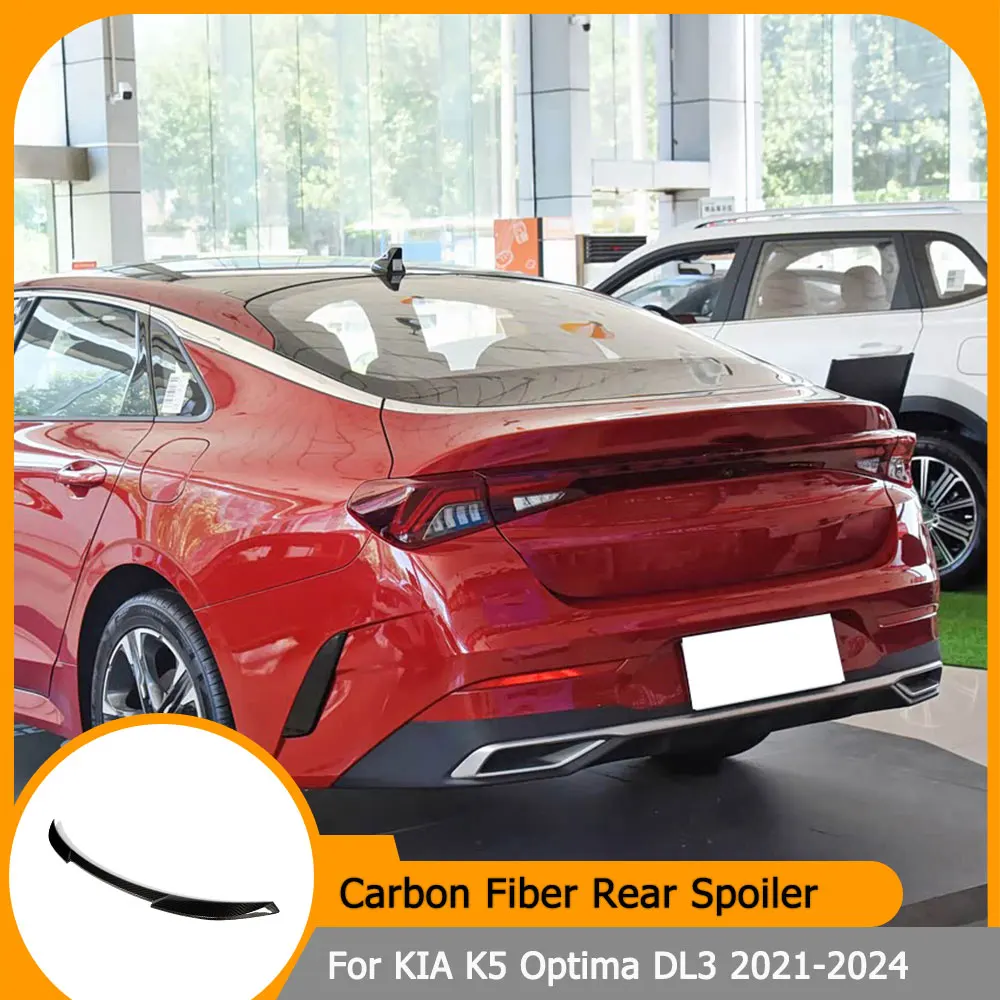 Carbon Fiber Car Rear Trunk Spoiler for KIA K5 Optima DL3 2021-2024 Rear Trunk Boot Spoiler Wing Body Kits Rear Trunk Wing Lip
Carbon Fiber Car Rear Trunk Spoiler for KIA K5 Optima DL3 2021-2024 Rear Trunk Boot Spoiler Wing Body Kits Rear Trunk Wing Lip