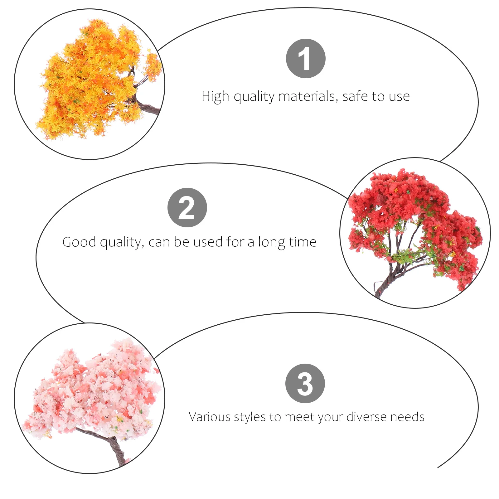 1Set Miniature Simulation Trees Micro Landscape Adornment Sand Table Simulation Plant Artificial Tree for DIY Craft
1Set Miniature Simulation Trees Micro Landscape Adornment Sand Table Simulation Plant Artificial Tree for DIY Craft