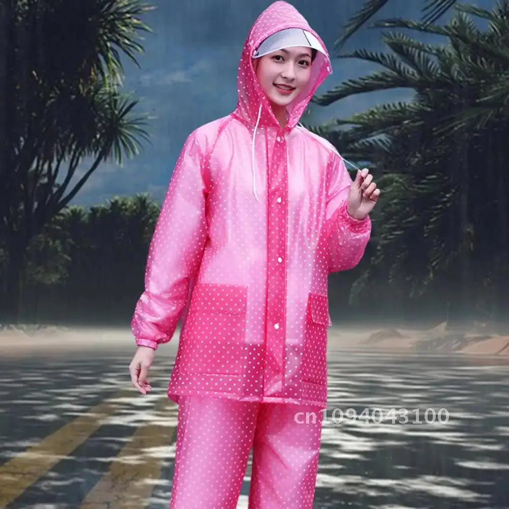 1 Set Raincoat with Pockets Hooded Impermeable Face Coat Shield Thickened Outdoor Rain for Removable
1 Set Raincoat with Pockets Hooded Impermeable Face Coat Shield Thickened Outdoor Rain for Removable