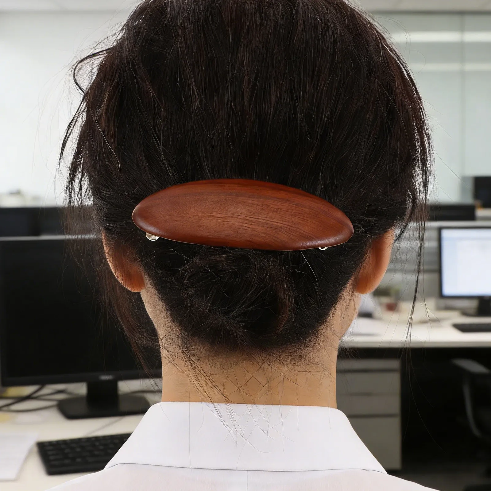 Oval Wooden Hair Clip Large Vintage French Hairpin No Slip Spring Barrette Cheongsam Retro Wooden Hair Barrette for Women and
Oval Wooden Hair Clip Large Vintage French Hairpin No Slip Spring Barrette Cheongsam Retro Wooden Hair Barrette for Women and