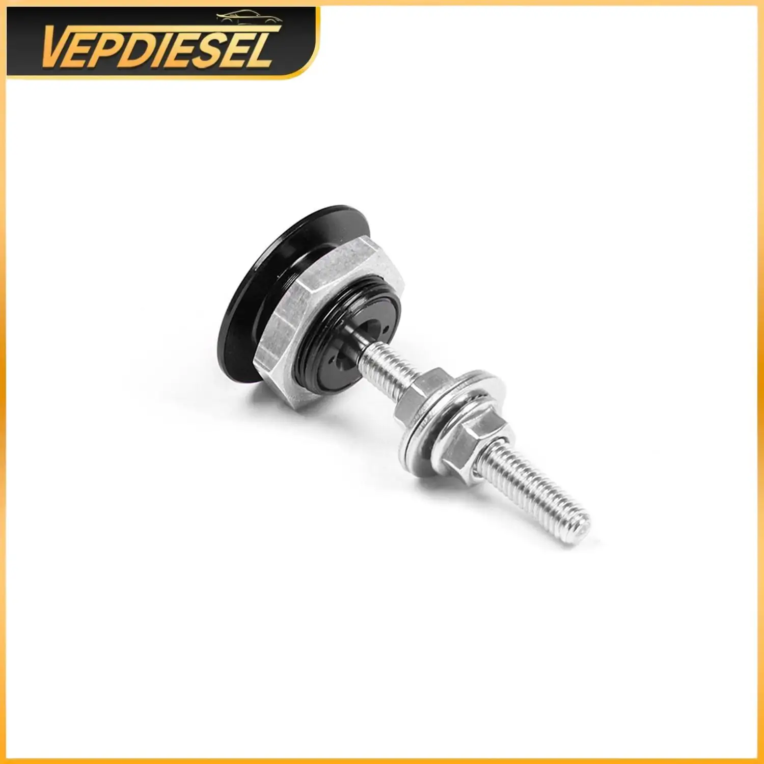 2pcs Universal Black Aluminum Bumper Quick Release Fasteners Set For Auto Hatch Lid Hood Pins Bonnet Lock Car Trunk Fender
2pcs Universal Black Aluminum Bumper Quick Release Fasteners Set For Auto Hatch Lid Hood Pins Bonnet Lock Car Trunk Fender