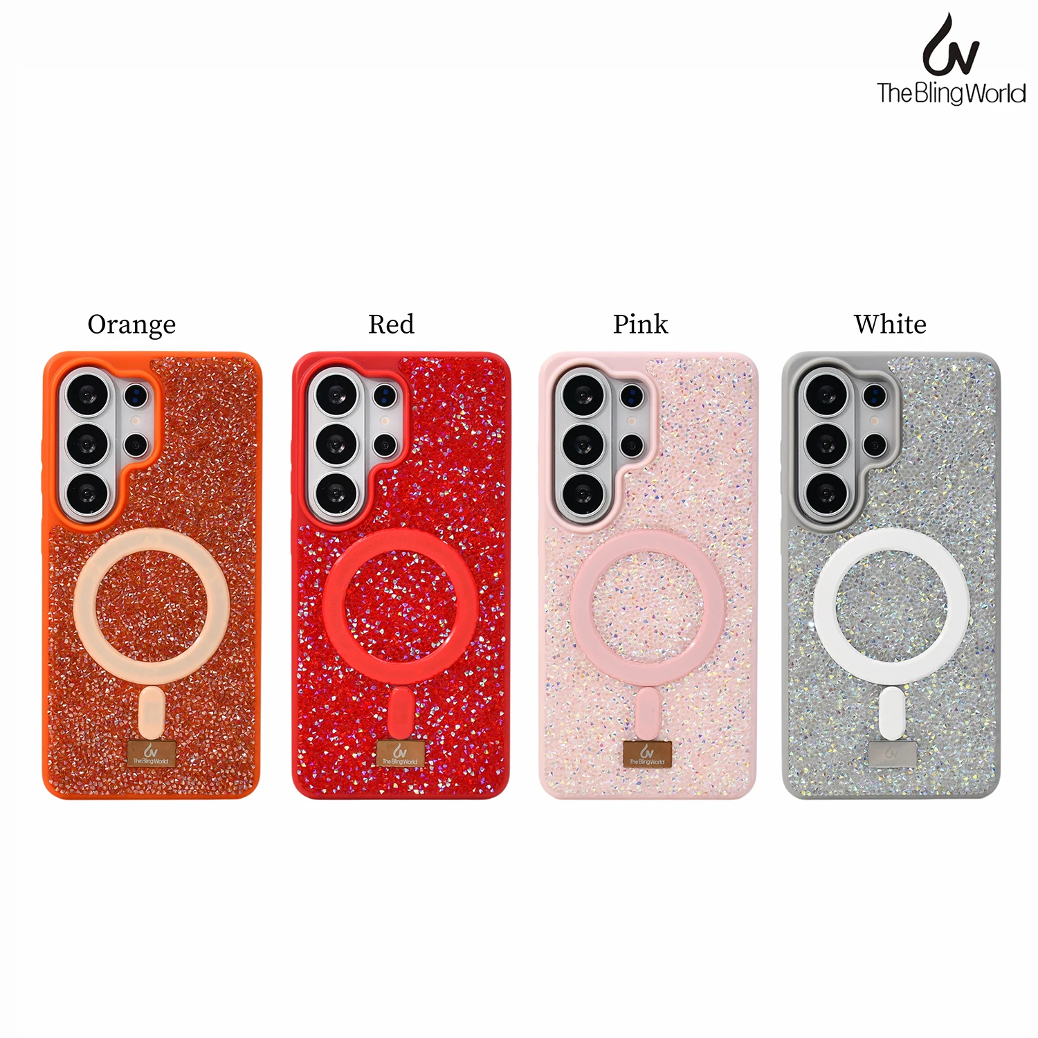 The Bling World Luxury Crystal Diamond Case for Samsung Galaxy S26 Ultra S26 Plus S26+ Magnetic Rhinestone TPU Soft Cover Women
The Bling World Luxury Crystal Diamond Case for Samsung Galaxy S26 Ultra S26 Plus S26+ Magnetic Rhinestone TPU Soft Cover Women