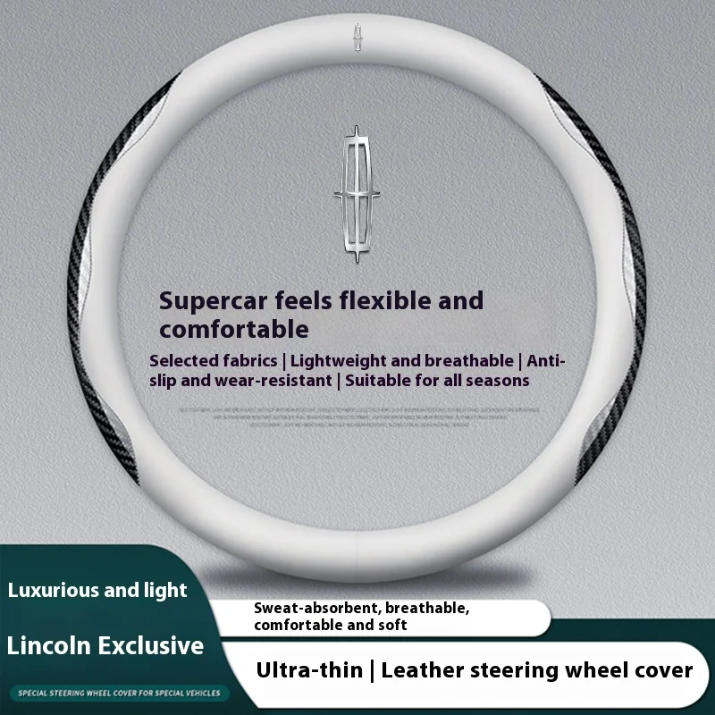 For Lincoln Z MKZ MKT MKC MKX MKS Navigator Aviator Nautilus Corsair Continental Carbon fiber Anti-slip Car Steering Wheel Cover
For Lincoln Z MKZ MKT MKC MKX MKS Navigator Aviator Nautilus Corsair Continental Carbon fiber Anti-slip Car Steering Wheel Cover