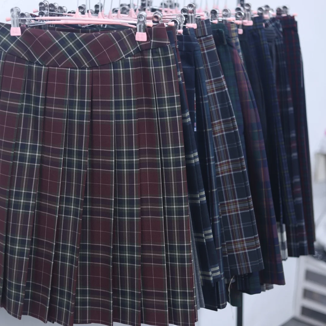 Japanese Style Student Uniform Plaid Box Pleat Short Skirt JK Uniform All-Match Four-Seasons Straight Leg Long Skirt
Japanese Style Student Uniform Plaid Box Pleat Short Skirt JK Uniform All-Match Four-Seasons Straight Leg Long Skirt