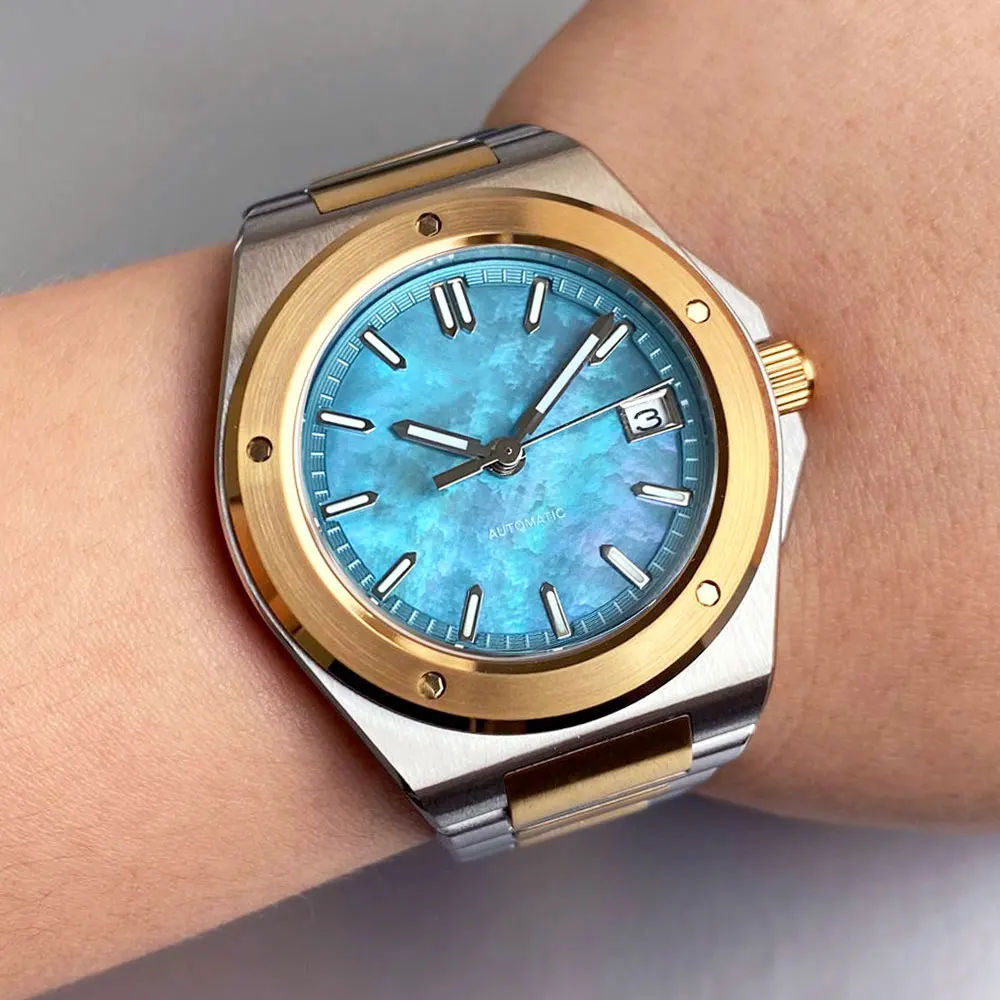 Tandorio 40mm Sapphire Glass 100m Waterproof Automatic NH35A Movement Silver Golden Two Tone Engineer Style Watches Collection
Tandorio 40mm Sapphire Glass 100m Waterproof Automatic NH35A Movement Silver Golden Two Tone Engineer Style Watches Collection