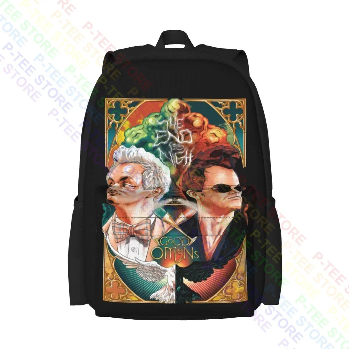 Good Omens Large Capacity Backpack Cute Schoolbag Sports Style Clothes Backpacks
Good Omens Large Capacity Backpack Cute Schoolbag Sports Style Clothes Backpacks