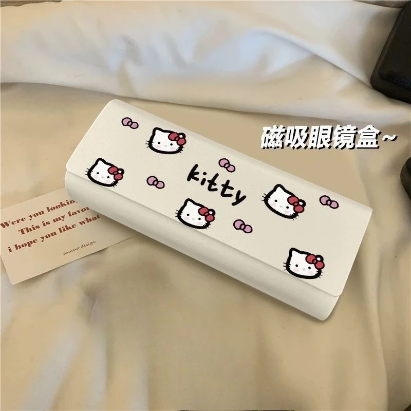 Hello Kitty Cute Kawaii Cartoon Anime High End High Beauty Portable Anti Pressure Simple Glasses Box Student Girl Gift Wholesale
Hello Kitty Cute Kawaii Cartoon Anime High End High Beauty Portable Anti Pressure Simple Glasses Box Student Girl Gift Wholesale