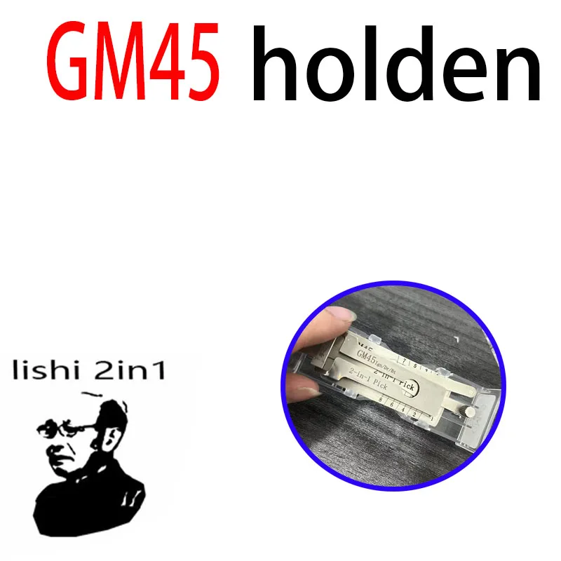New Lishi 2in1 GM45 Holden car lock reading teeth - side milling Li's two in one
New Lishi 2in1 GM45 Holden car lock reading teeth - side milling Li's two in one