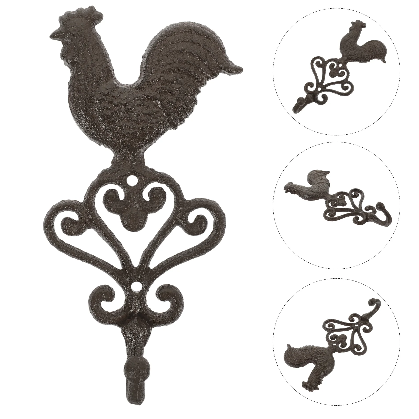 Retro Wall Hook Cast Iron Rooster Shape Heavy Duty Towel Storage Clothes Keychain Hanger Vintage Metal Wall Mounted Hooks Space
Retro Wall Hook Cast Iron Rooster Shape Heavy Duty Towel Storage Clothes Keychain Hanger Vintage Metal Wall Mounted Hooks Space