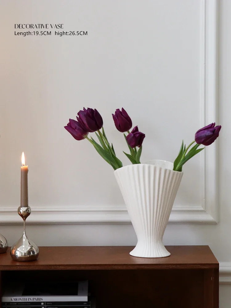 Ahunderjiaz-Ceramic Flower Vase for Home Decoration, White Styling Container, French Style, Hydroponic, Light, Luxury
Ahunderjiaz-Ceramic Flower Vase for Home Decoration, White Styling Container, French Style, Hydroponic, Light, Luxury