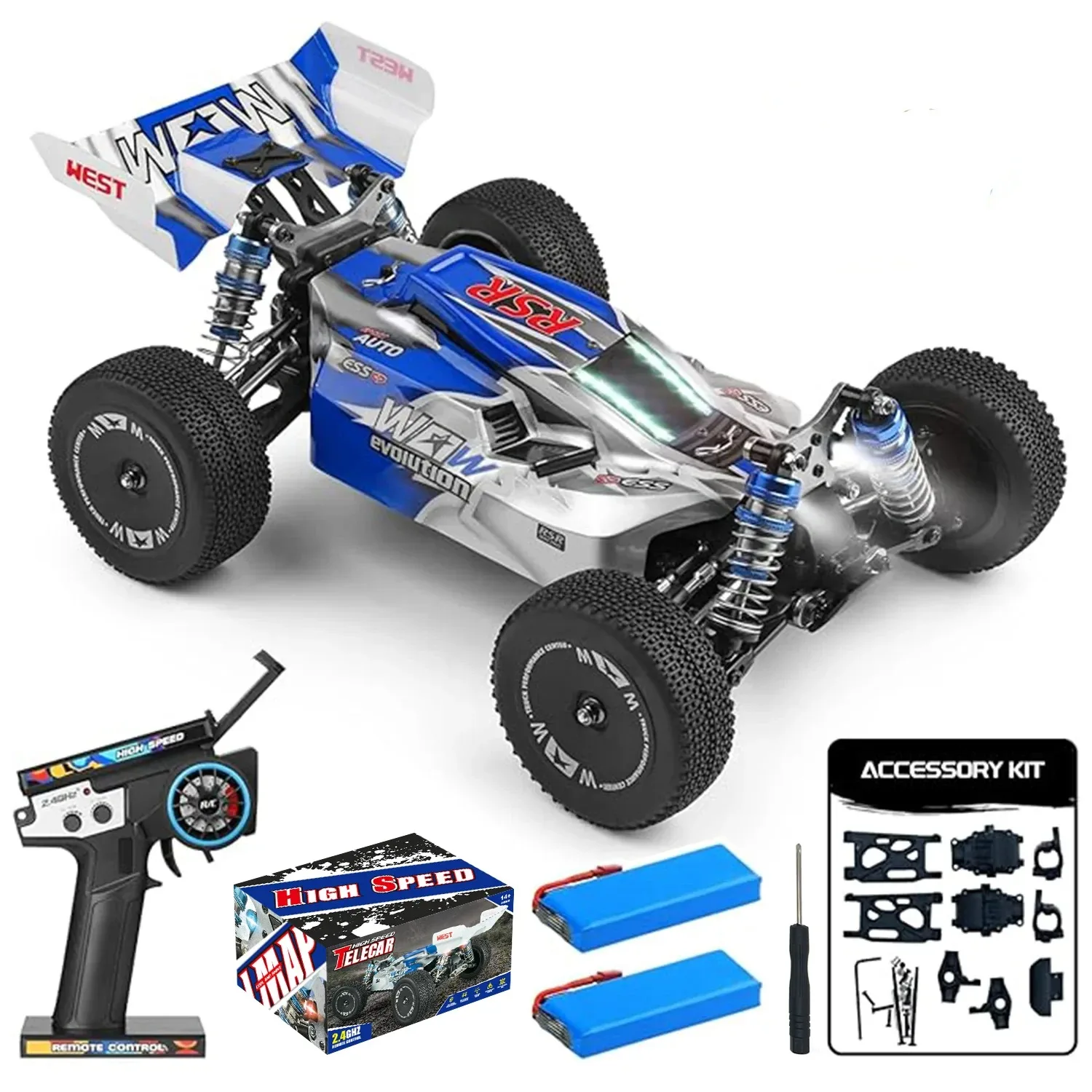 WLtoys144011 1/14 4WD RC Cars for Adults , Max 65km/h Off-road Fast RC Car,Upgraded version(144001 V8) ,Suitable for Outdoors
WLtoys144011 1/14 4WD RC Cars for Adults , Max 65km/h Off-road Fast RC Car,Upgraded version(144001 V8) ,Suitable for Outdoors