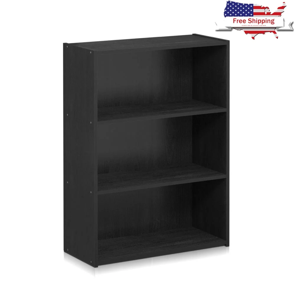 Engineered Wood 3-Tier Open Shelf Storage Unit Recycled Material Modern Design Home Office Furniture Assembly Required
Engineered Wood 3-Tier Open Shelf Storage Unit Recycled Material Modern Design Home Office Furniture Assembly Required