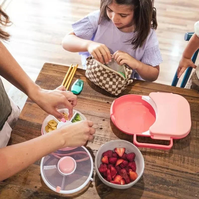 Rotary Sealed Compartments Lunch Box Dustproof Fruit Storage Box For Children Dried Fruit Rotary Moisture-Proof Storage Box
Rotary Sealed Compartments Lunch Box Dustproof Fruit Storage Box For Children Dried Fruit Rotary Moisture-Proof Storage Box