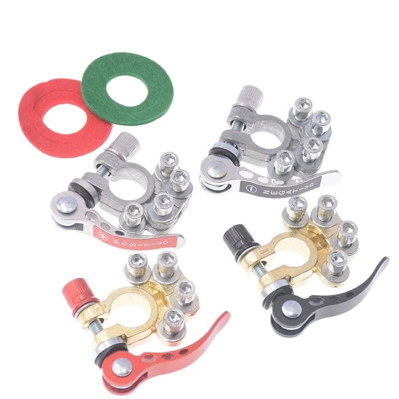 1 Pair Car Battery Terminals Quick Disconnect Cables Connectors Wire Shut-Off Multiple Wiring Ports Auto Parts
1 Pair Car Battery Terminals Quick Disconnect Cables Connectors Wire Shut-Off Multiple Wiring Ports Auto Parts