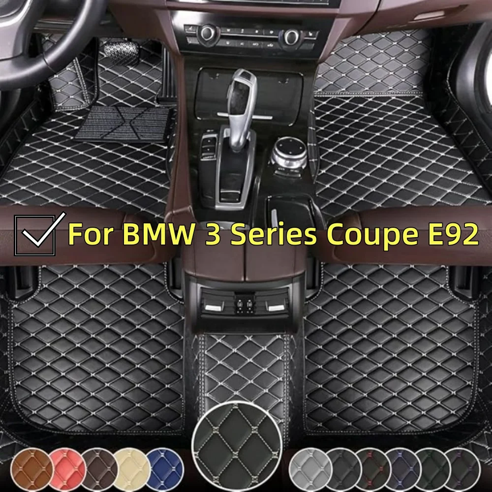 Изготовленные на заказ автомобильные коврики для BMW 3 серии Coupe E92 2005-2013 2 двери, кожаные коврики с полным покрытием, роскошные напольные коврики
Изготовленные на заказ автомобильные коврики для BMW 3 серии Coupe E92 2005-2013 2 двери, кожаные коврики с полным покрытием, роскошные напольные коврики