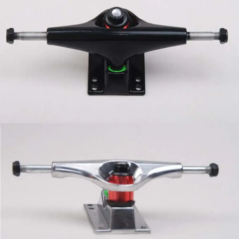 Aluminum Alloy 5inch Skateboard Trucks Impacts Resistance Double Rocker Skateboard Steering Bracket Four-wheel Silver Black
Aluminum Alloy 5inch Skateboard Trucks Impacts Resistance Double Rocker Skateboard Steering Bracket Four-wheel Silver Black