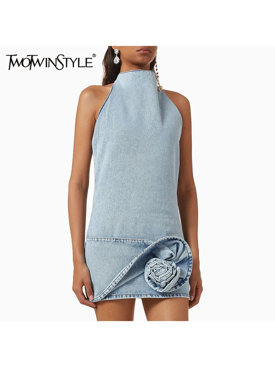 TWOTWINSTYLE однотонные аппликации минималистичные платья для женщин Холтер без рукавов с высокой талией и открытой спиной платье женская новая одежда
TWOTWINSTYLE однотонные аппликации минималистичные платья для женщин Холтер без рукавов с высокой талией и открытой спиной платье женская новая одежда