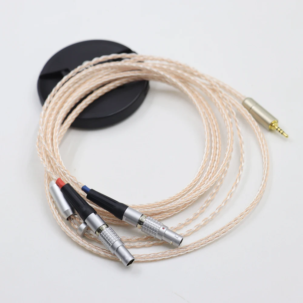 High Quality 2.5mm Plug 16 Core 99% PCOCC Earphone Cable For Focal Utopia ELEAR Headphones Upgrade Cable
High Quality 2.5mm Plug 16 Core 99% PCOCC Earphone Cable For Focal Utopia ELEAR Headphones Upgrade Cable