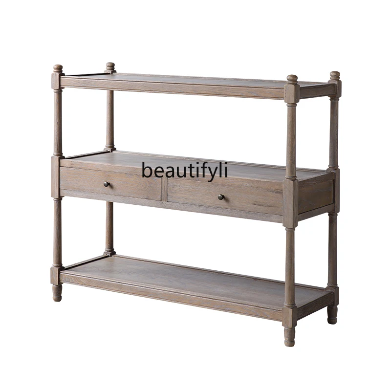 Art Retro Simple Guest Dining Room Cabinet Hallway Storage Rack Oak Solid Wood Sideboard
Art Retro Simple Guest Dining Room Cabinet Hallway Storage Rack Oak Solid Wood Sideboard