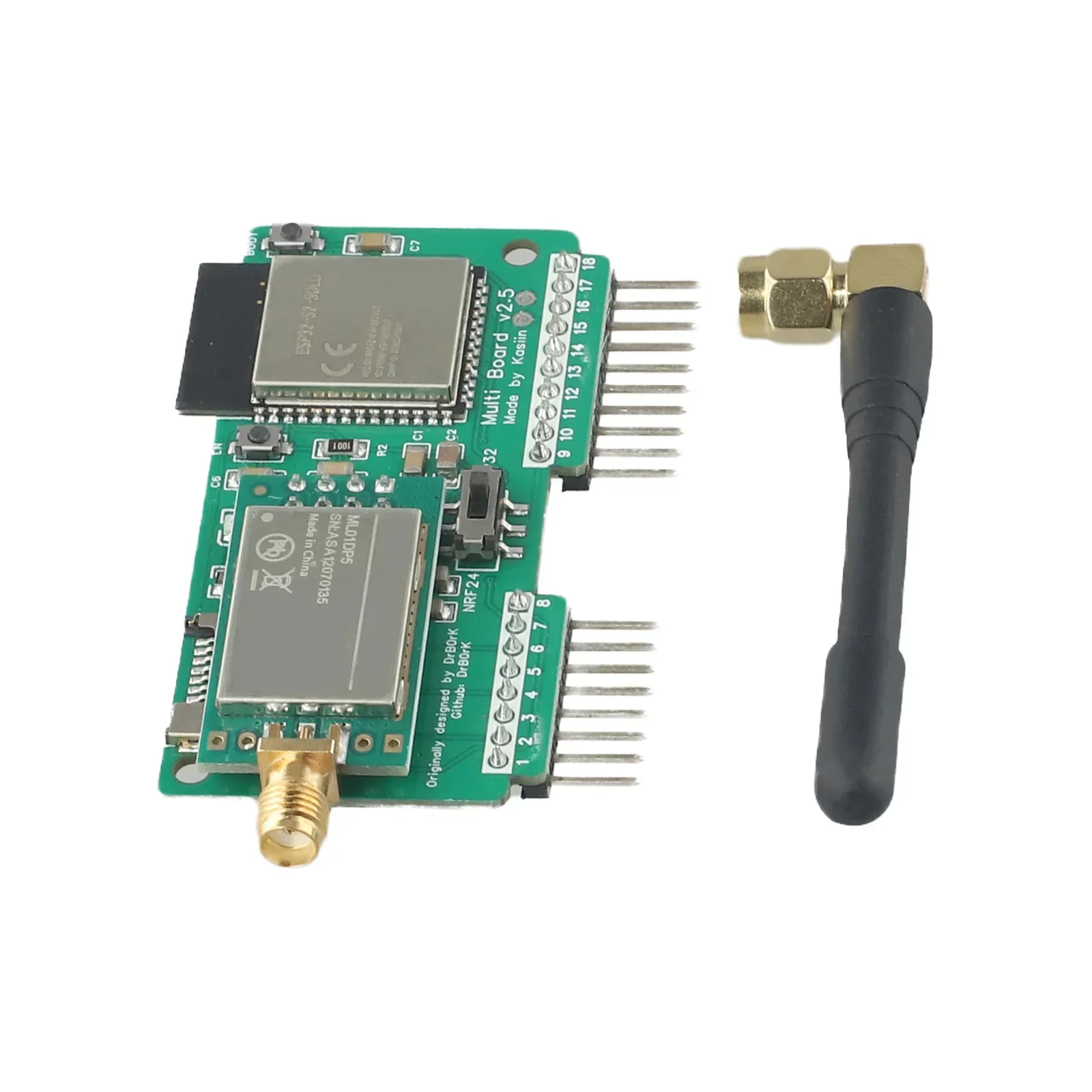 Макетная плата для Wi-Fi Multiboard NRF24 + ESP32, тестовые счетчики макетной платы, электрическая запасная часть инструмента
Макетная плата для Wi-Fi Multiboard NRF24 + ESP32, тестовые счетчики макетной платы, электрическая запасная часть инструмента