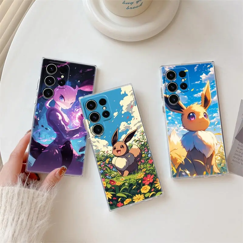 Eevee Pokemons Cartoon S25Ultra Clear Case For Samsung Galaxy S25 S24 S23 Ultra S20 S21 FE S22 Plus A56 A55 A36 A26 Phone Cover
Eevee Pokemons Cartoon S25Ultra Clear Case For Samsung Galaxy S25 S24 S23 Ultra S20 S21 FE S22 Plus A56 A55 A36 A26 Phone Cover