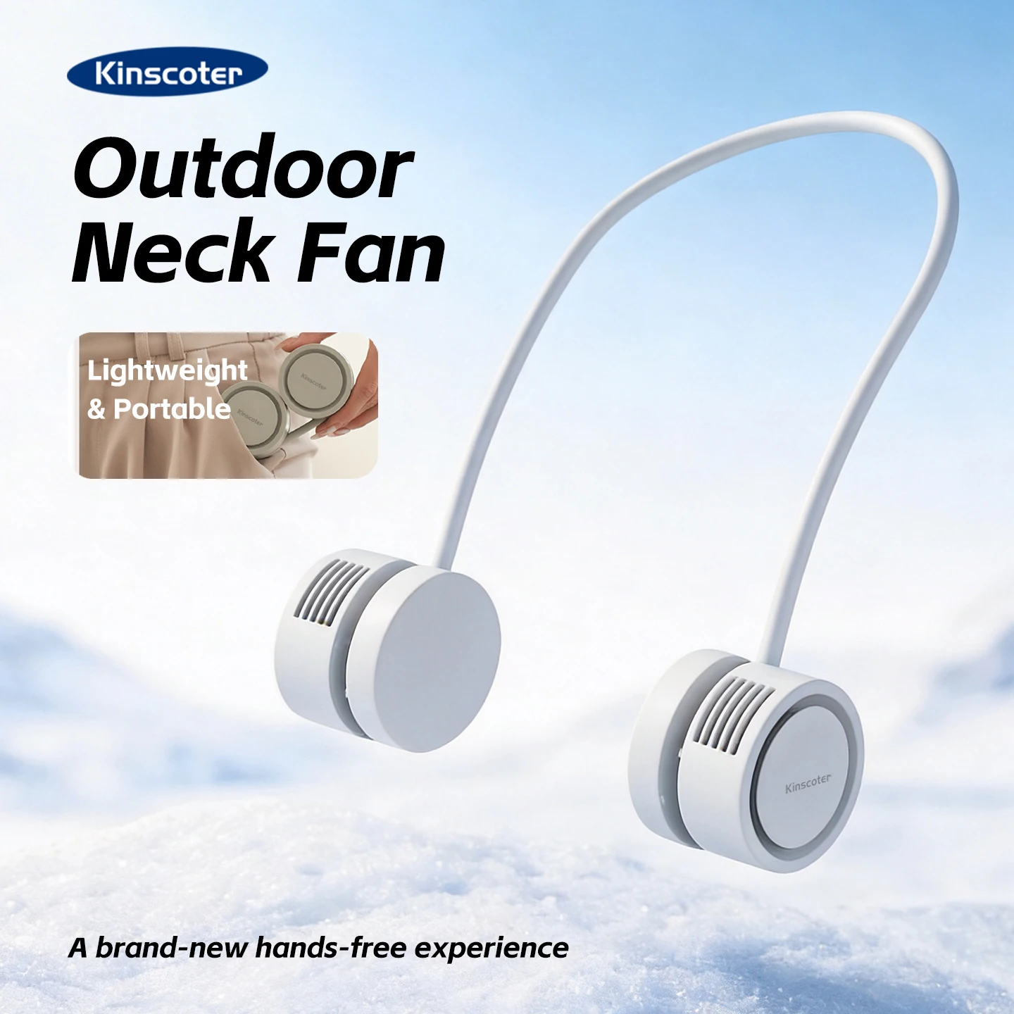New Portable Neck Fan, Foldable Mini USB Fan, Rechargeable 1600mah Cooling Wind Fans, Personal Silent Neckfan For Sports
New Portable Neck Fan, Foldable Mini USB Fan, Rechargeable 1600mah Cooling Wind Fans, Personal Silent Neckfan For Sports
