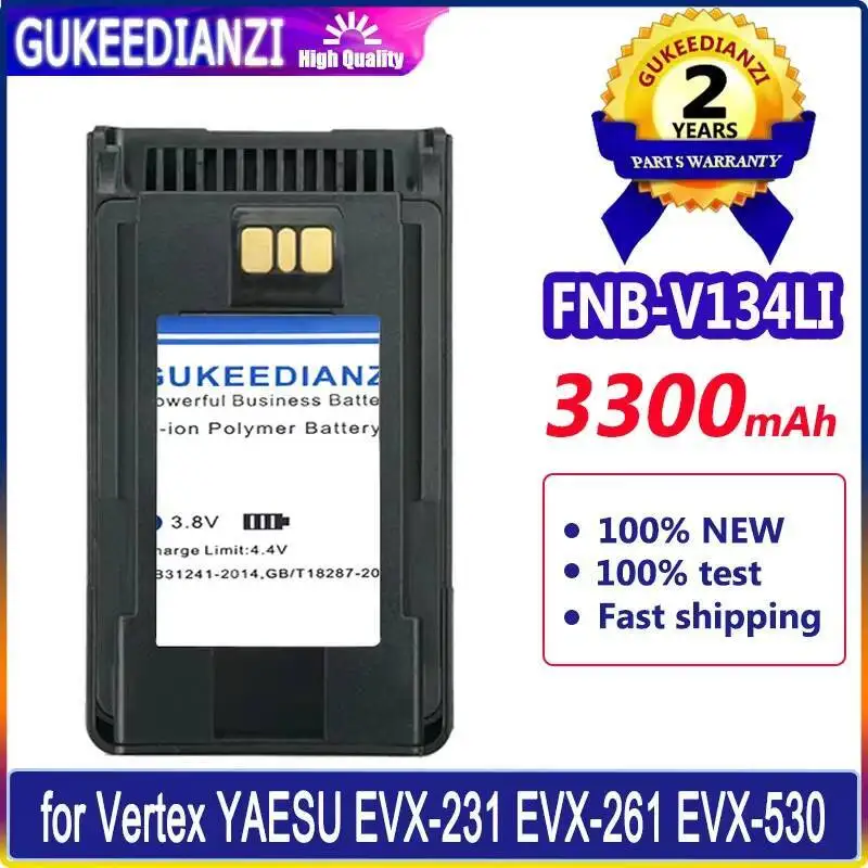 3300Mah Walkie - Talkie Battery High Performance For Vertex Evx-231 Evx-261 Evx-530 Fnb-V134li V133li
3300Mah Walkie - Talkie Battery High Performance For Vertex Evx-231 Evx-261 Evx-530 Fnb-V134li V133li