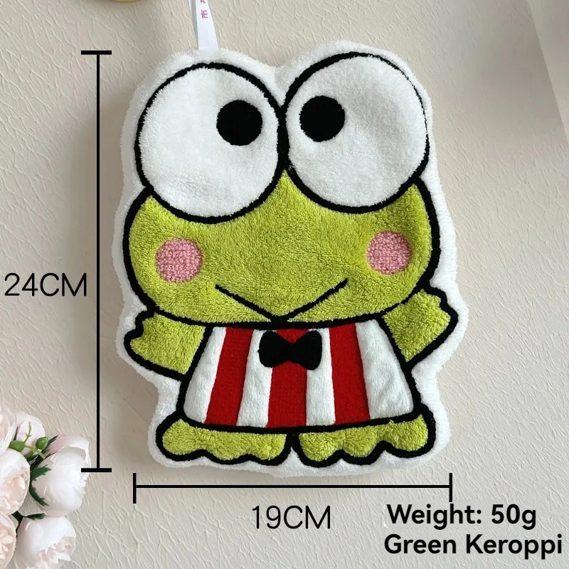 Melody Cute Cartoon Hand Towel Double Layer Thick Absorbent Coral Fleece Hello Kitty Hanging Towel for Home and Travel
Melody Cute Cartoon Hand Towel Double Layer Thick Absorbent Coral Fleece Hello Kitty Hanging Towel for Home and Travel 