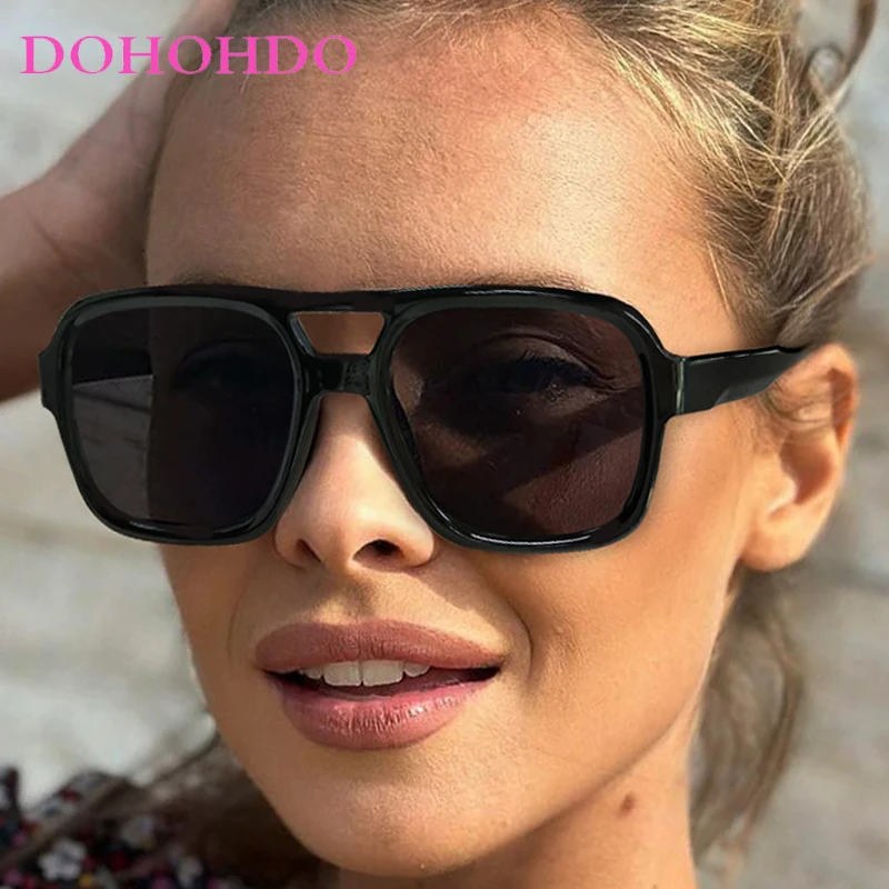 Trend Luxury Design Double Bridge Square Pilot Women Sunglasses Retro Big Frame Men Sunglass Outdoor Driving Ladies Shades UV400
Trend Luxury Design Double Bridge Square Pilot Women Sunglasses Retro Big Frame Men Sunglass Outdoor Driving Ladies Shades UV400