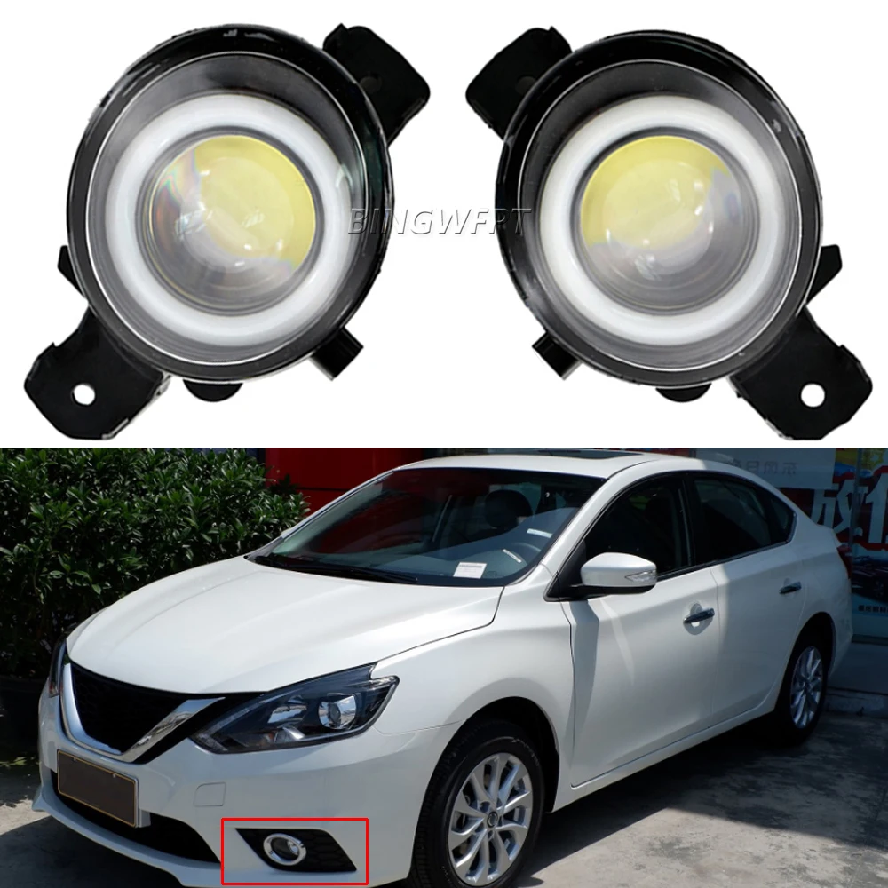 Fog Light Angel Eye for Nissan Sentra Sylphy 2016 2017 2018 Headlights Fog Lamp Cover Frame
Fog Light Angel Eye for Nissan Sentra Sylphy 2016 2017 2018 Headlights Fog Lamp Cover Frame
