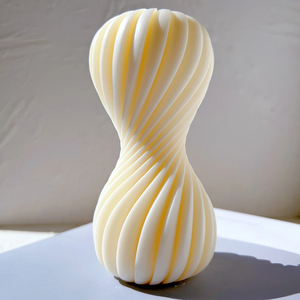 Round Wave Twirl Silicone Mould Spiral Pillar Taper Design Abstract Art Decoration Soap Aroma Soy Wax Mold
Round Wave Twirl Silicone Mould Spiral Pillar Taper Design Abstract Art Decoration Soap Aroma Soy Wax Mold