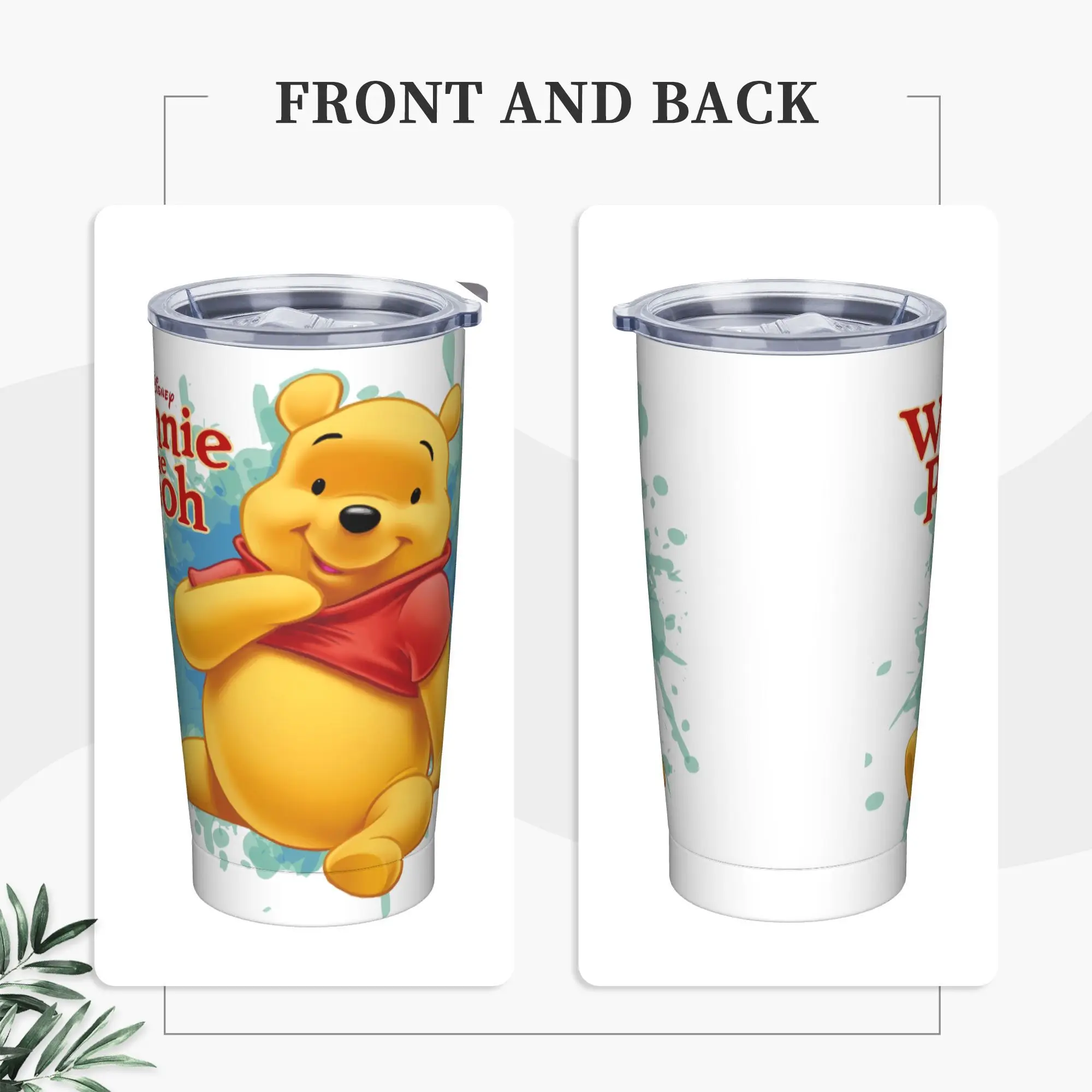 Winnie the Pooh Stainless Steel Tumbler Camping Thermal Cups With Straws and Lid 20oz Mugs Cup Cold and Hot Water Bottle
Winnie the Pooh Stainless Steel Tumbler Camping Thermal Cups With Straws and Lid 20oz Mugs Cup Cold and Hot Water Bottle