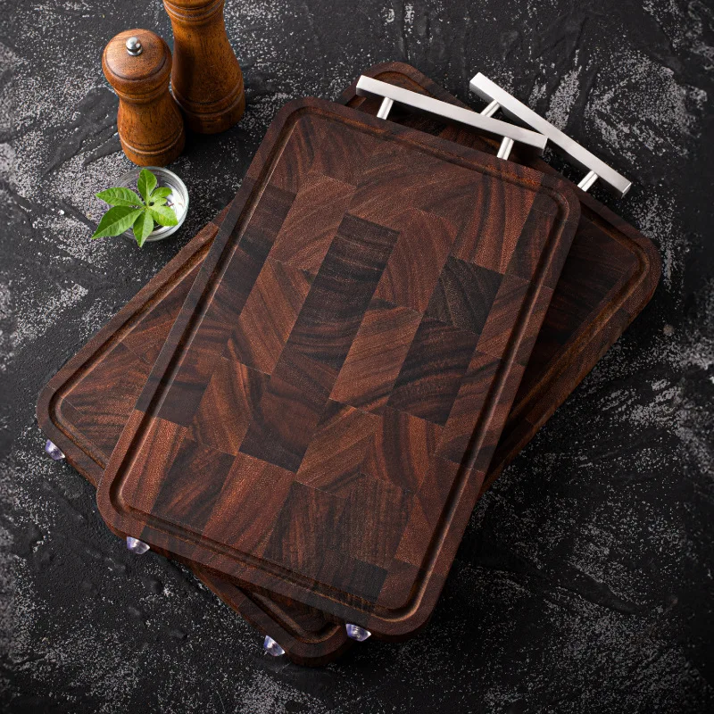 Black walnut cutting board Double-sided fruit hand sanded Light luxury and nobility Camping cutting board
Black walnut cutting board Double-sided fruit hand sanded Light luxury and nobility Camping cutting board