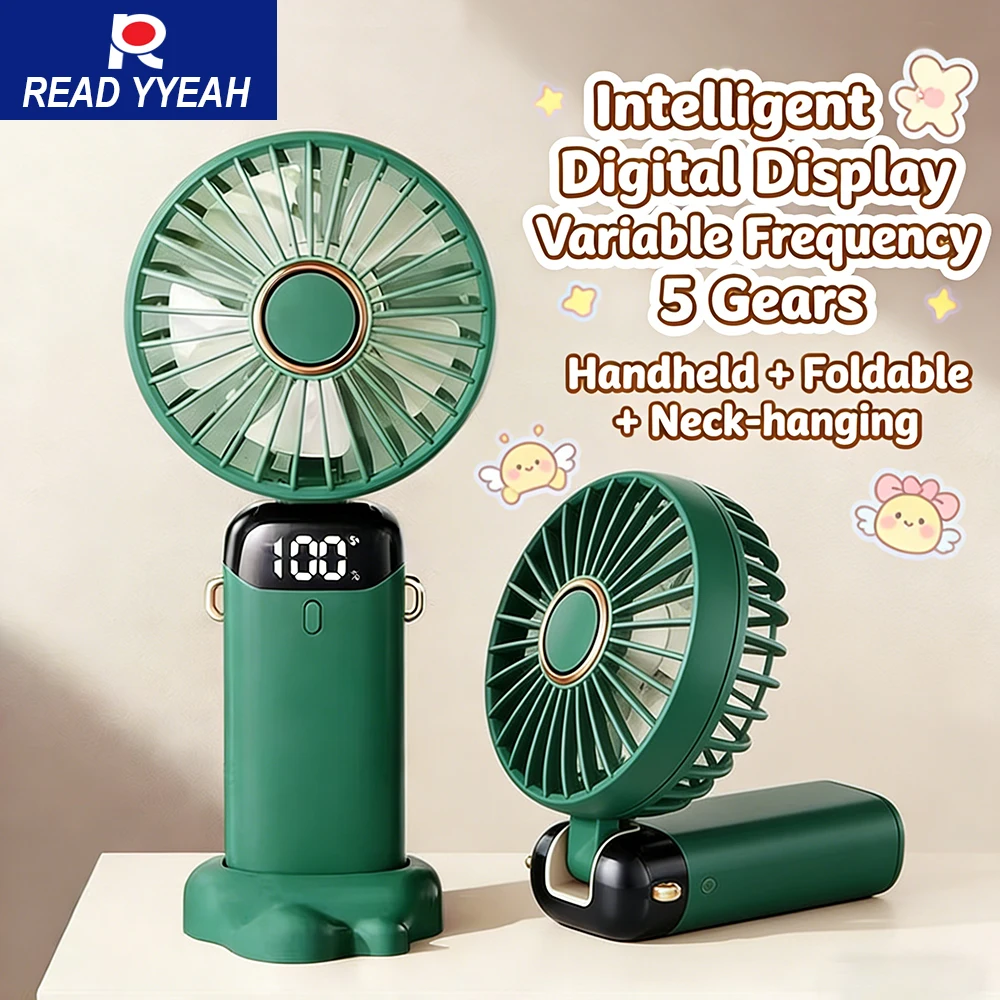 2026 Neck Portable Cute Handheld Fan, 5 Speed Adjustable Rechargeable Mini Fan, Lovely Personal Fan for Girl Student Summer Gift
2026 Neck Portable Cute Handheld Fan, 5 Speed Adjustable Rechargeable Mini Fan, Lovely Personal Fan for Girl Student Summer Gift