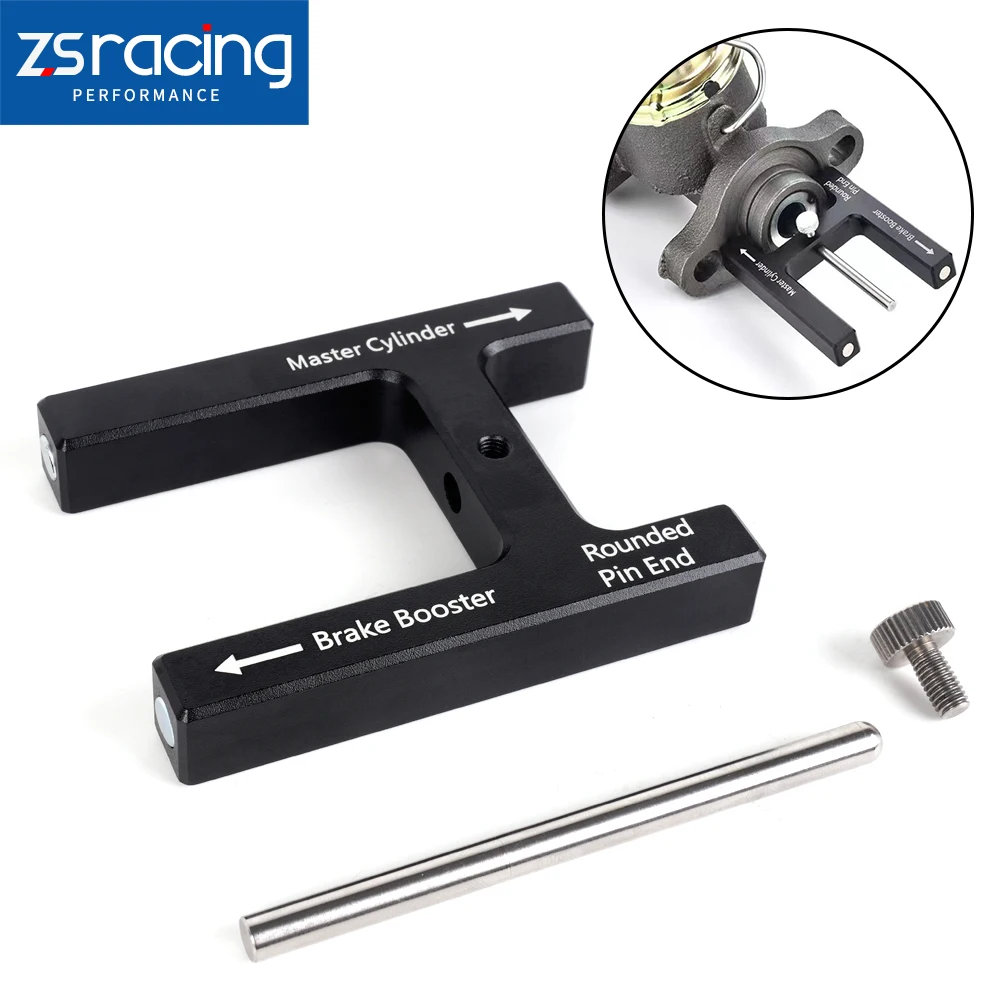 ZS Brake Adjustment Tool, Brake Booster Push Rod Adjuster, Master Cylinder Push Rod Length Measurement Kit FRG025‑BK
ZS Brake Adjustment Tool, Brake Booster Push Rod Adjuster, Master Cylinder Push Rod Length Measurement Kit FRG025‑BK