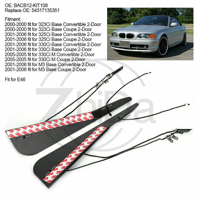 For BMW E46 Convertible Roof C-Column Repair Kit - OEM 54317135351 Replacement Part
For BMW E46 Convertible Roof C-Column Repair Kit - OEM 54317135351 Replacement Part