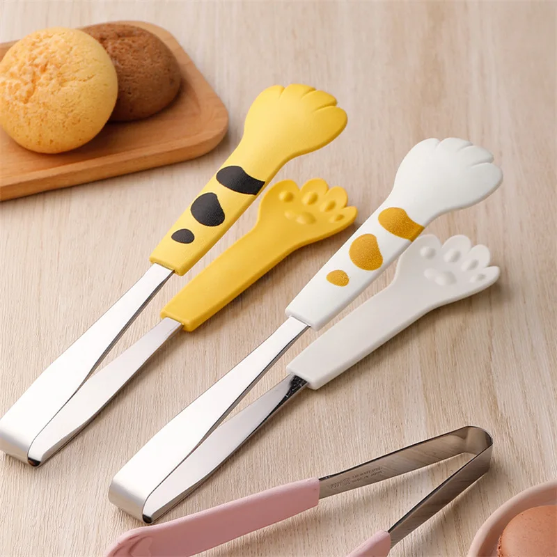 1PC Japanese Cat Paw Shape Food Tongs Cute Cartoon Meal Tongs Stainless Steel Barbecue Tongs Kitchen Gadgets Kitchen Accessories
1PC Japanese Cat Paw Shape Food Tongs Cute Cartoon Meal Tongs Stainless Steel Barbecue Tongs Kitchen Gadgets Kitchen Accessories