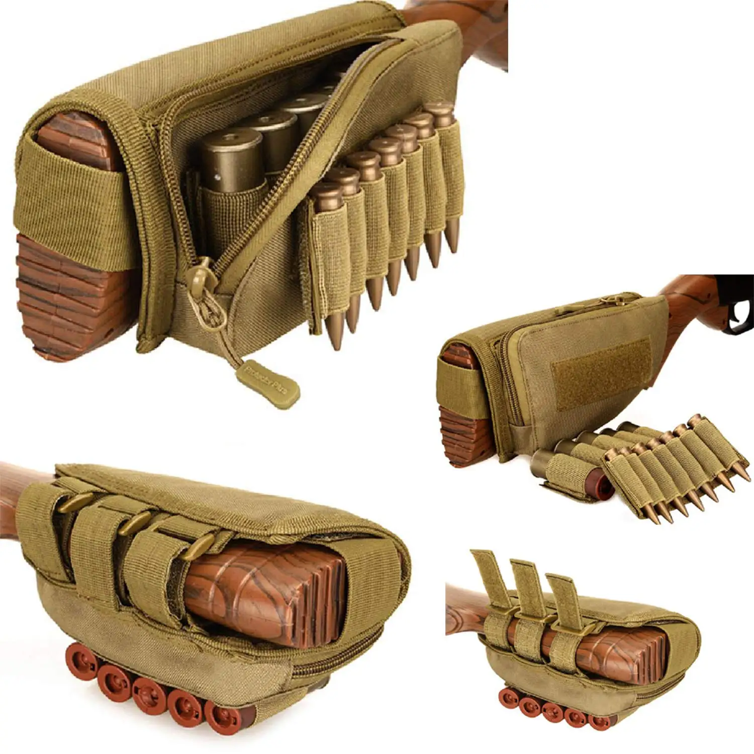 Tactical Buttstock Shotgun Shell Holder Hunting Buttstock Ammo Holder Pouch Bag for Rifle Shotgun Shell Pouch Shell Holder Stock
Tactical Buttstock Shotgun Shell Holder Hunting Buttstock Ammo Holder Pouch Bag for Rifle Shotgun Shell Pouch Shell Holder Stock