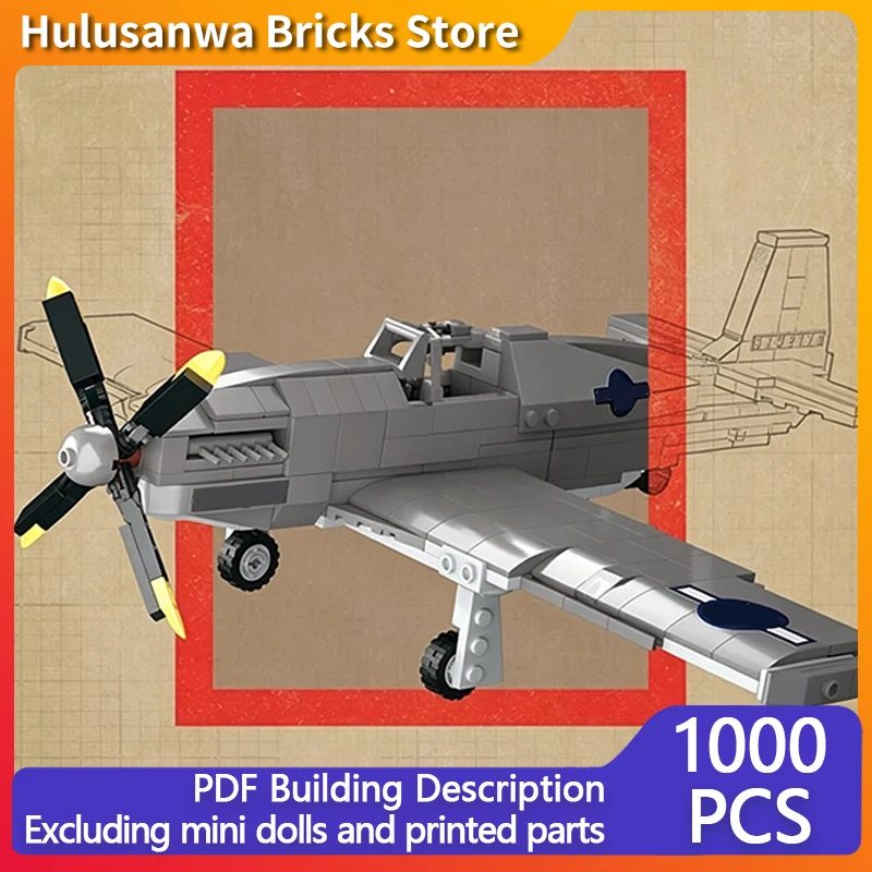 P-51B Military Fighter Jets Model MOC Building Bricks War Equipment Modular Technology Gifts Holiday Assemble Children Toys Suit
P-51B Military Fighter Jets Model MOC Building Bricks War Equipment Modular Technology Gifts Holiday Assemble Children Toys Suit