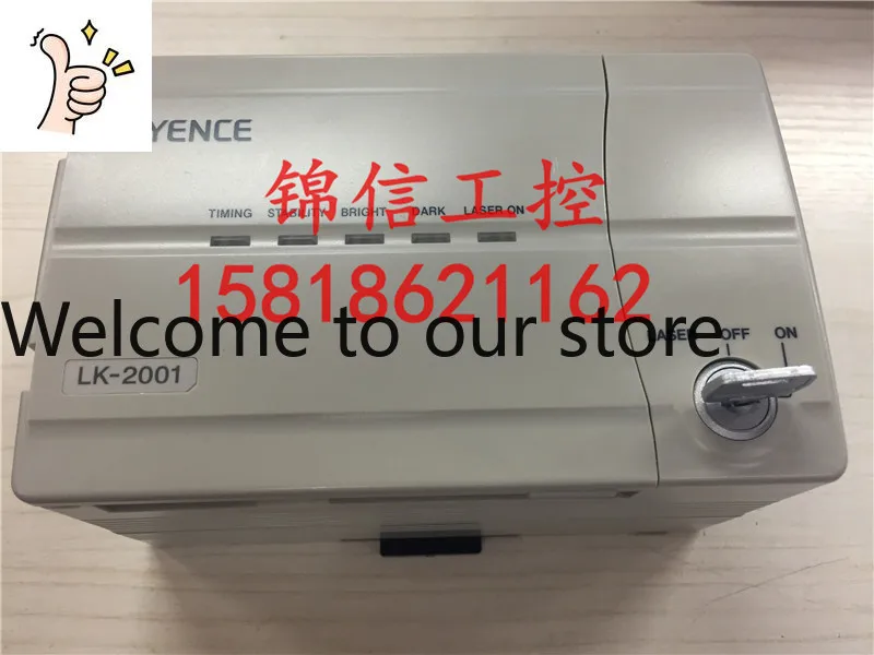 KEYENCE Genuine LK-2001 CDD Laser Displacement Sensor, Controller
KEYENCE Genuine LK-2001 CDD Laser Displacement Sensor, Controller